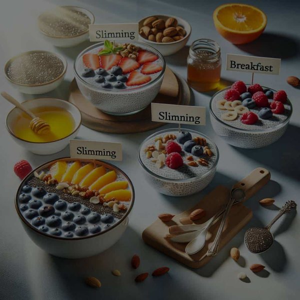 Quelles recettes de chia pudding sont recommandées pour un petit-déjeuner minceur?