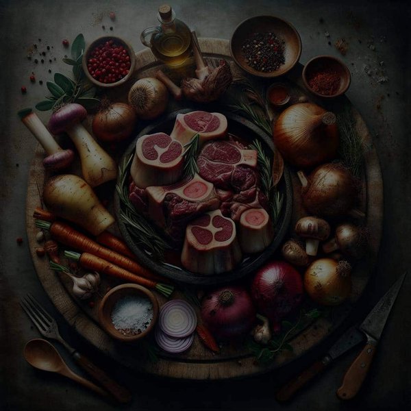 Quel est l'art de préparer un osso buco traditionnel avec du veau et des légumes racines ?