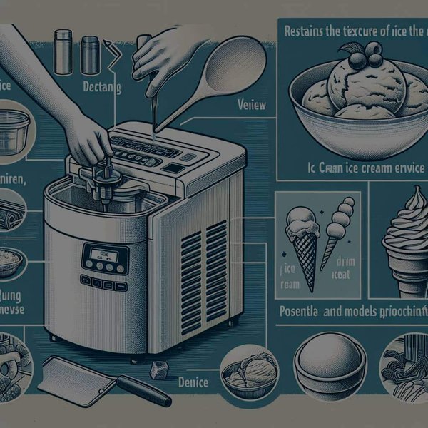 Comment choisir une sorbetière qui conserve la texture de la glace pendant le service?