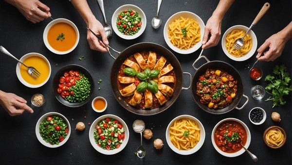 Création contenu culinaire : développement recettes et médias